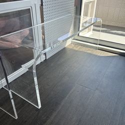 Acrylic coffee table