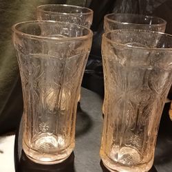 Pink  Vintage Sketch  Glasses