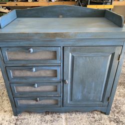 Distressed Baby Changing Table
