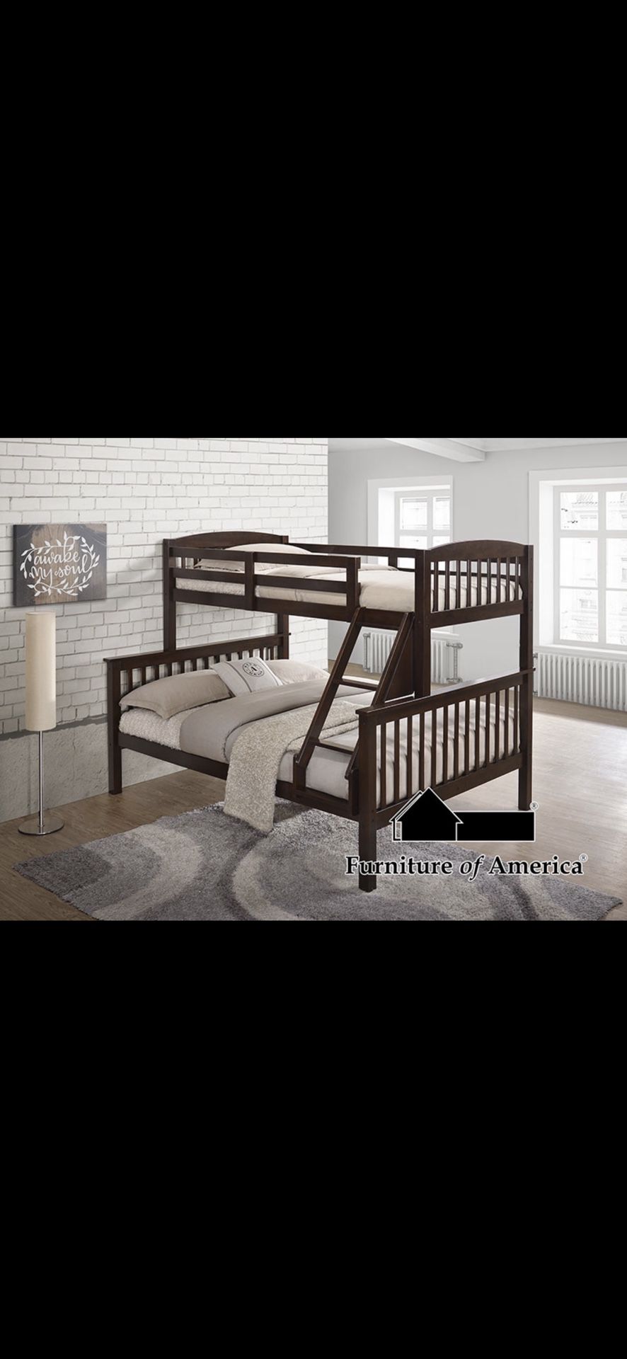 $299 Bunk Bed Twin Full Not Including Mattres 