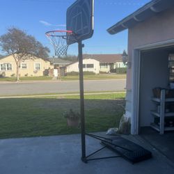 Adjustable Basketball Hoop. 