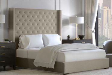 NEW IN BOX!  Saatva Amalfi Cal-King Bed Frame - Delivery Available