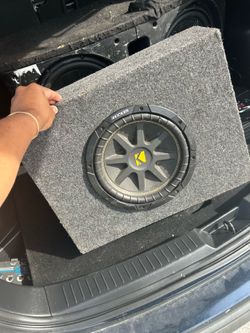 One kicker speaker