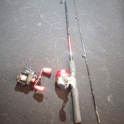 Shakespeare Fishing Pole+ Extra Reel