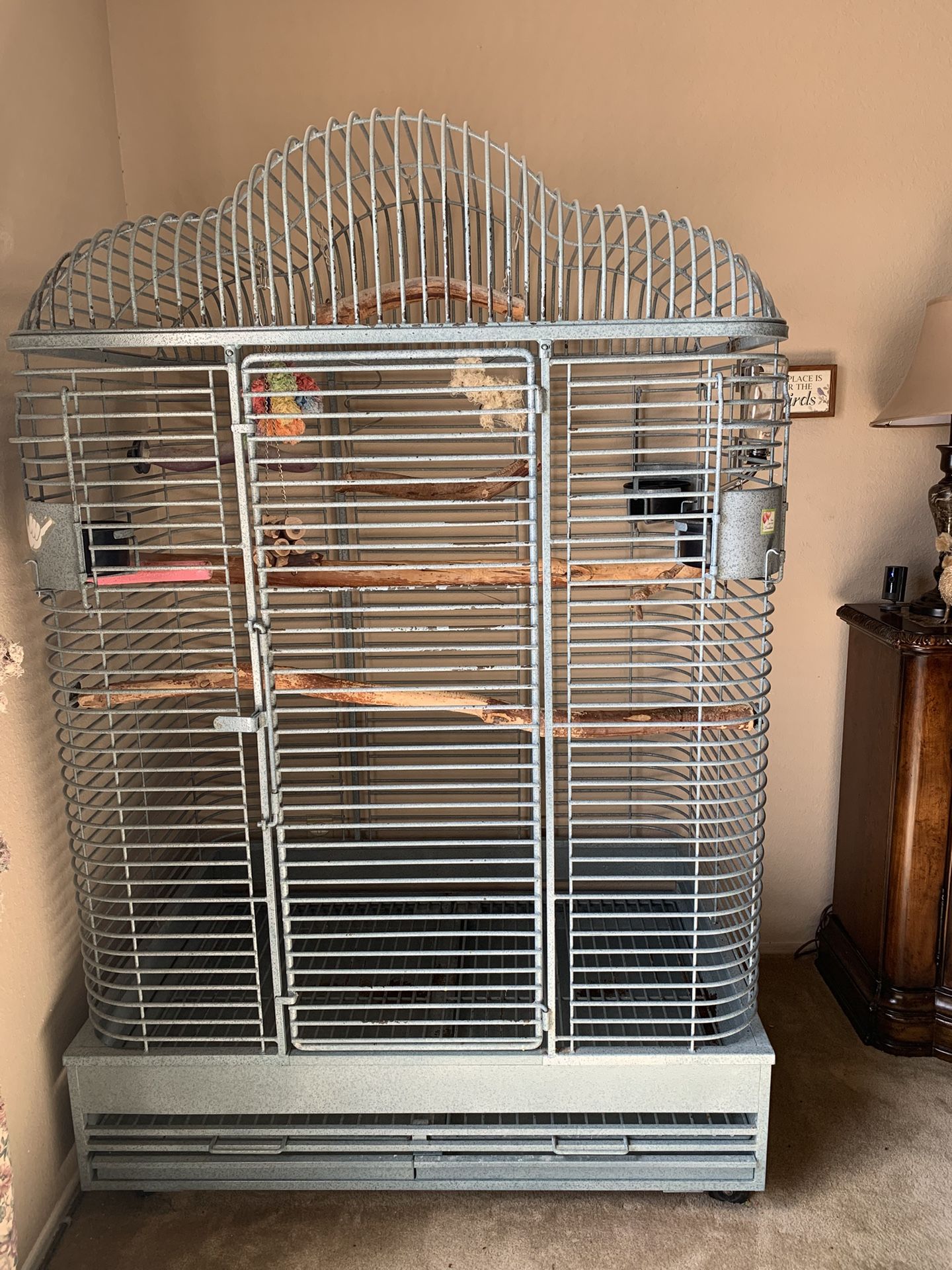 Powder Coated XL Bird Cage