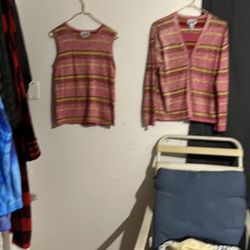 Women’s Cardigan, Jacket And Matching Top