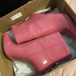 Hot Pink Boots. Women Size 7