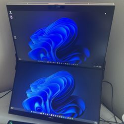 Foldable 2-24” Monitors