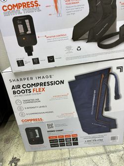 Sharper Image Air Compression Boots Flex