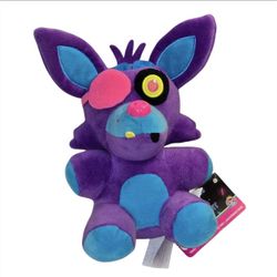 2018 Funko Five Nights At Freddy's Blacklight Foxy Plush 7" Stuffed Animal GUC