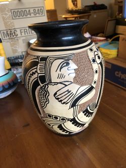 Egyptian pottery vase