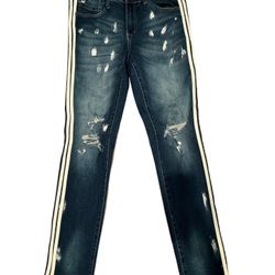 Supreme Navy Blue Skinny Jeans