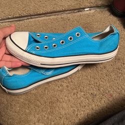 Blue Converse No Laces  6m 8w