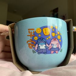Stitch Ramen Bowl With Chopsticks 