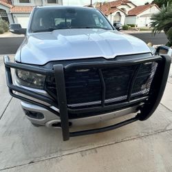 Westin® 57-93975A - HDX Black Winch Mount Grille Guard