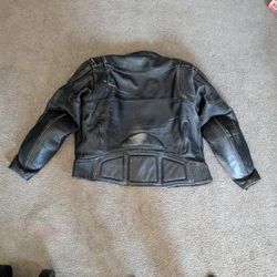 Black Leather Biker Jacket