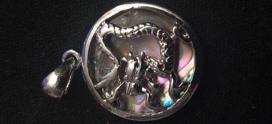 Dragon/ Fire Opal Pendant