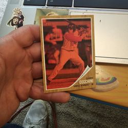 Garin Cecchini 21/620 Baseball Card