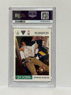 1991 Michael Jordan “Stay in School” PSA 10
