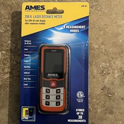 Ames 200 Ft Laser Distance Meter