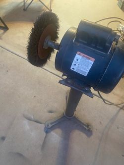 Dayton Industrial Electric Motor & Stand.