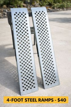 SteelPro 4FT Loading Ramps