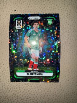 Gilberto Mora 2026 Prizm World Cup 290 Rookie Disco Mexico Rc