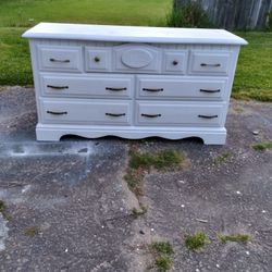 White Dresser Ready To Be Used