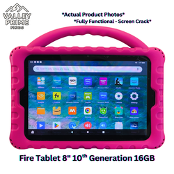 8” Fire wTablet (10th Gen) – 16GB – Works Great (Cracked Screen)
