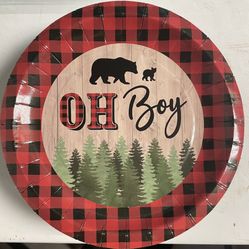 “Oh Boy” Cake Plates