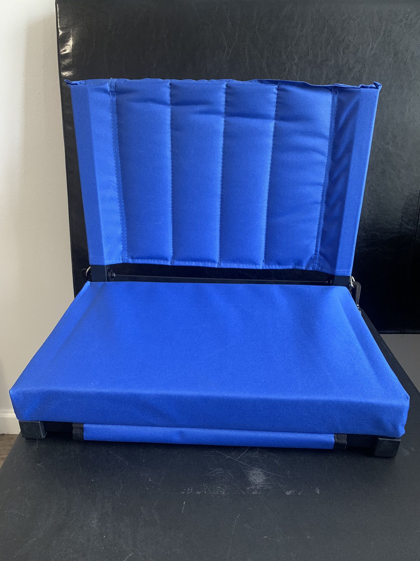 Blue Bleacher Seat Chair 