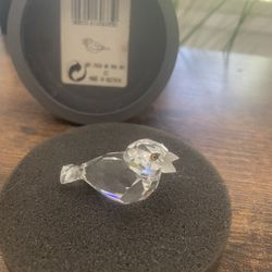 Swarovski Crystal Sparrow Figurine
