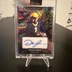 2023 Wild Card Alumination DESJUAN JOHNSON RC AUTO 1/1 DE