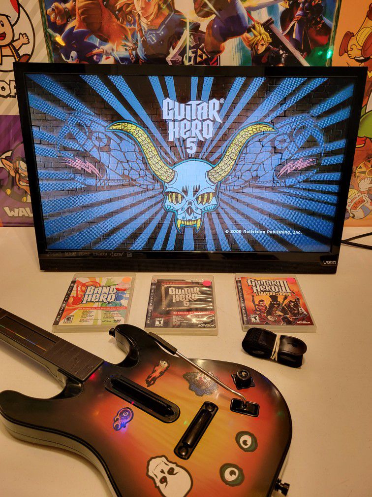 PS3 GUITAR HERO, GH 3, GH 5, DJ HERO and Michael Jackson the Experience