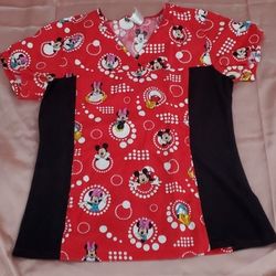 8 Scrub Tops Size Small