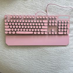 Pink Light up Keyboard 