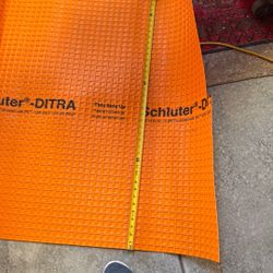 Schluter- Ditra Tile Underlayment! 
