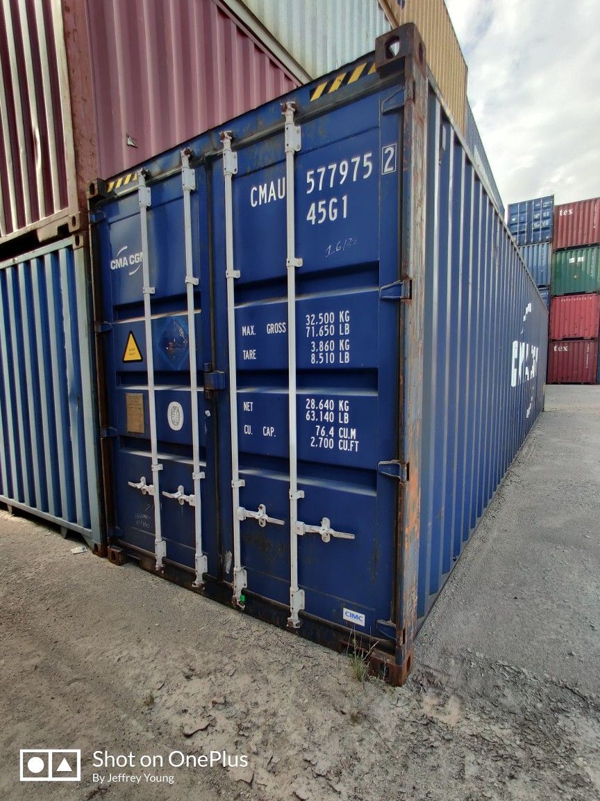 40HC Cargo Worthy B Grade Shipping Container For Sale 