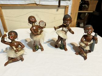 antique Tribal doll ceramic