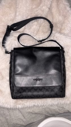 Authentic coach, leather cross body