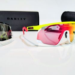 OAKLEY BXTR Sunglasses Yellow/Red 