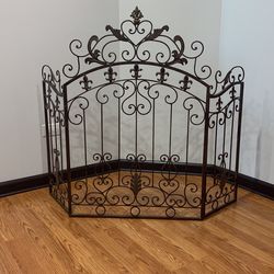 Iron Fireplace Screen 