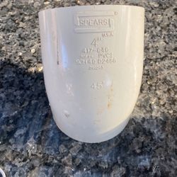 4" PVC Sch. 40 45° Elbow