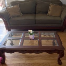 Sofa Set And Center Table $300