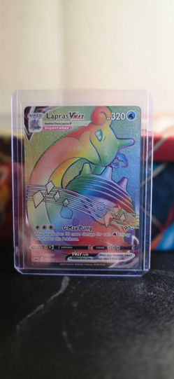 Lapras VMAX Rainbow Rare Pokémon Card 201/202