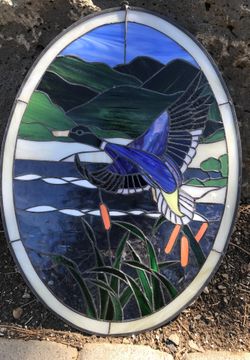 Duck Stained glass