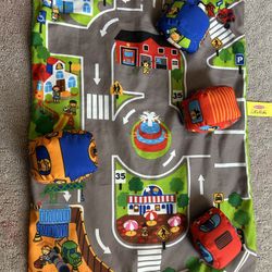 Melissa & Doug Take-Along Town Play Mat 