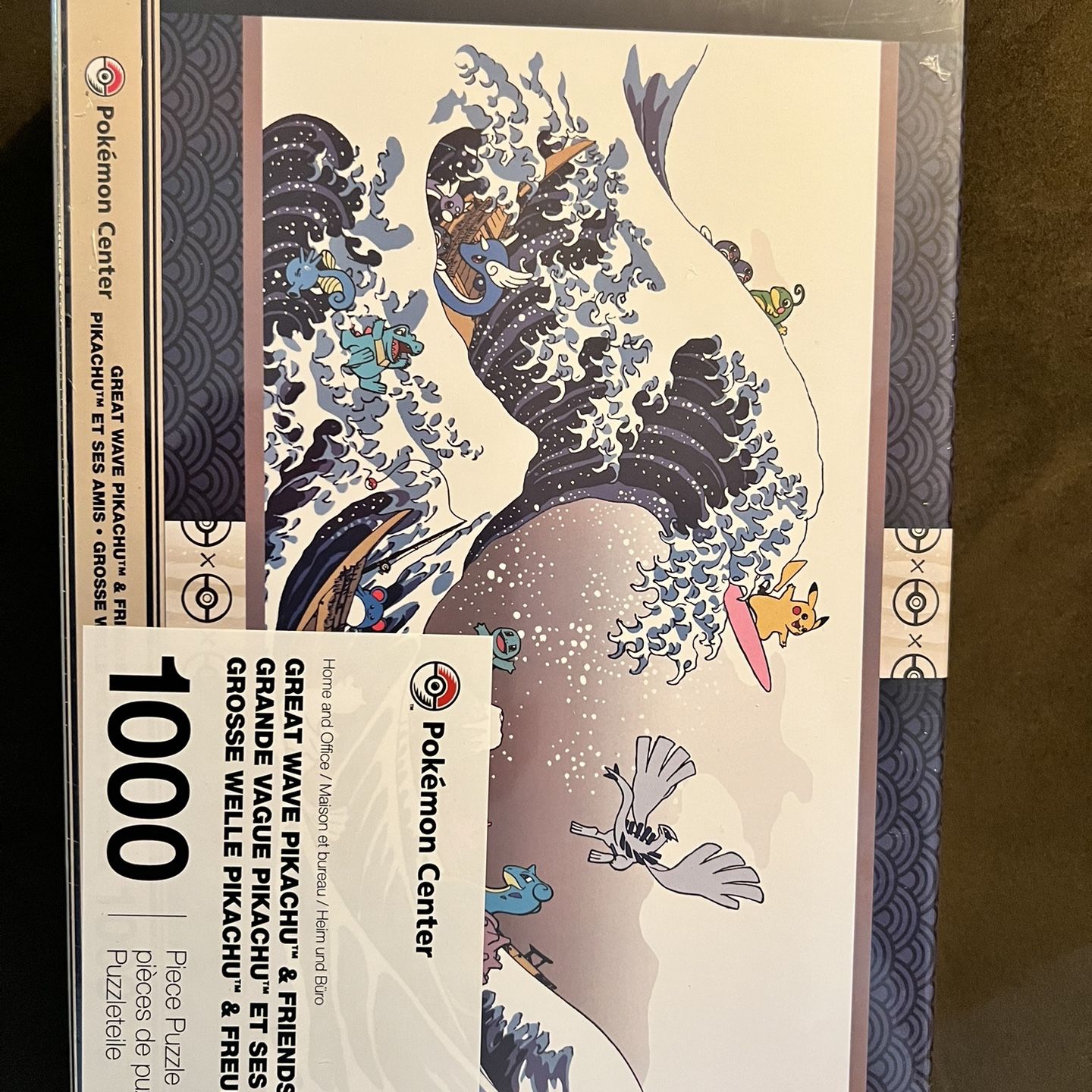 Great Wave Pikachu & Friends Puzzle (1,000 Pieces) | Pokémon