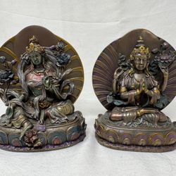 Large Arya Green Tara Statue Buddha Figurine Summit Collection