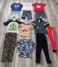 Boys Clothing Lot 13 pcs - Adidas sets Levi's shorts Under Armour size 7